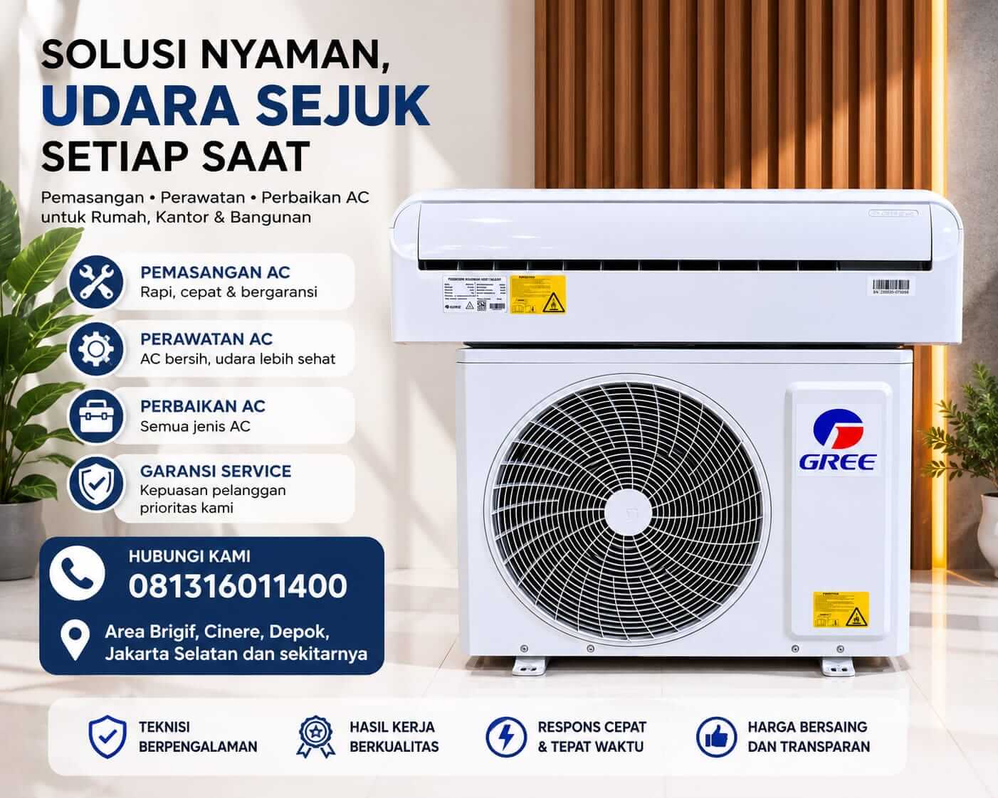 Hoki Jaya AC – Service AC Cinere, Depok & Sekitarnya 06